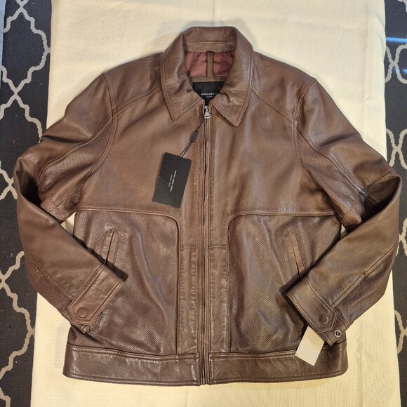 ANDREW MARC leather jacket - Picture 1 of 16